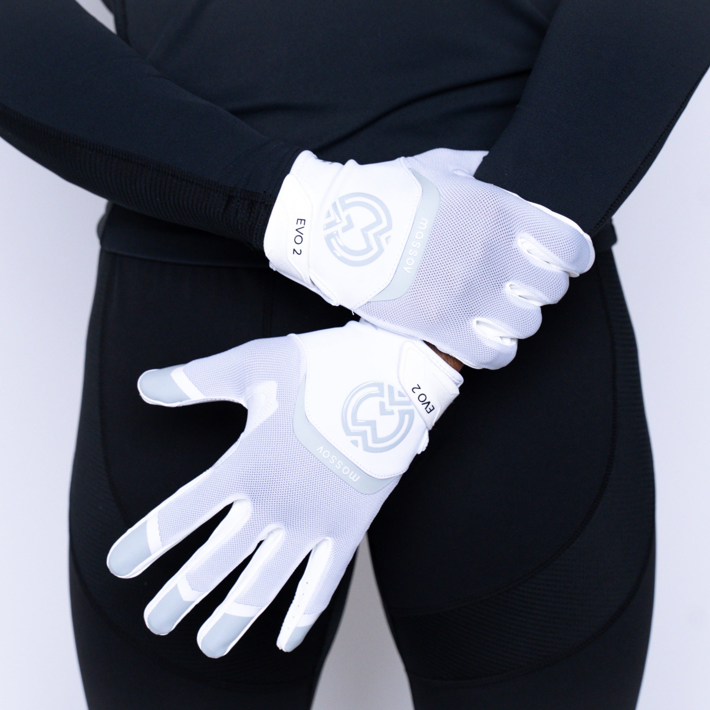 EVO2 Polar White Wide Receiver Gloves
