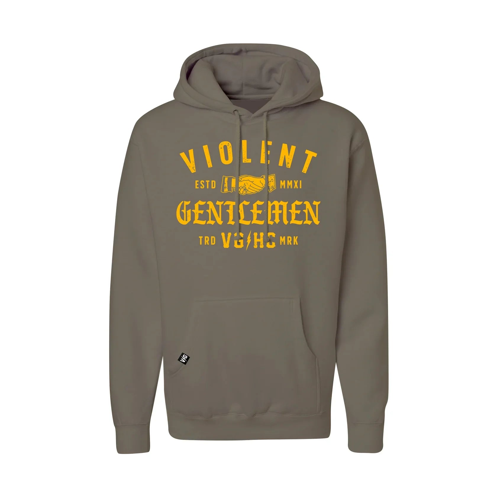 VIOLENT GENTLEMEN Alliance Pullover Hood Army Adult