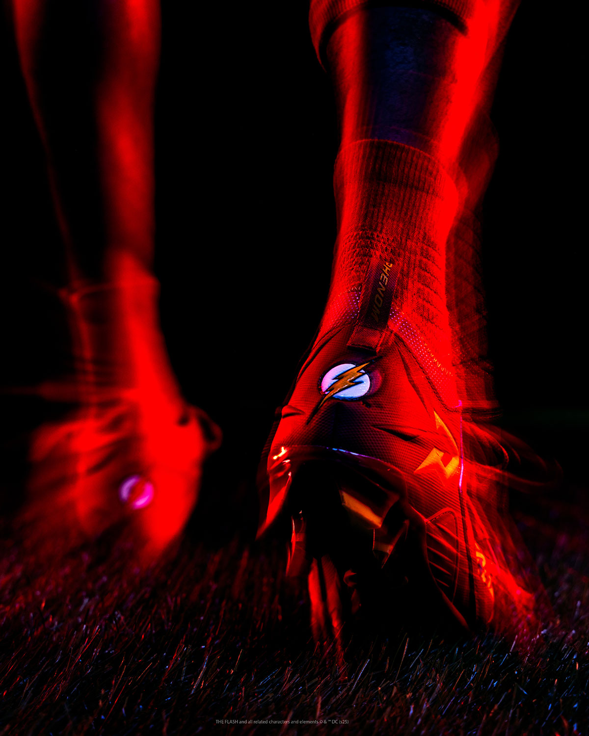 The Flash Football Cleats - Quantum Speed by Phenom Elite