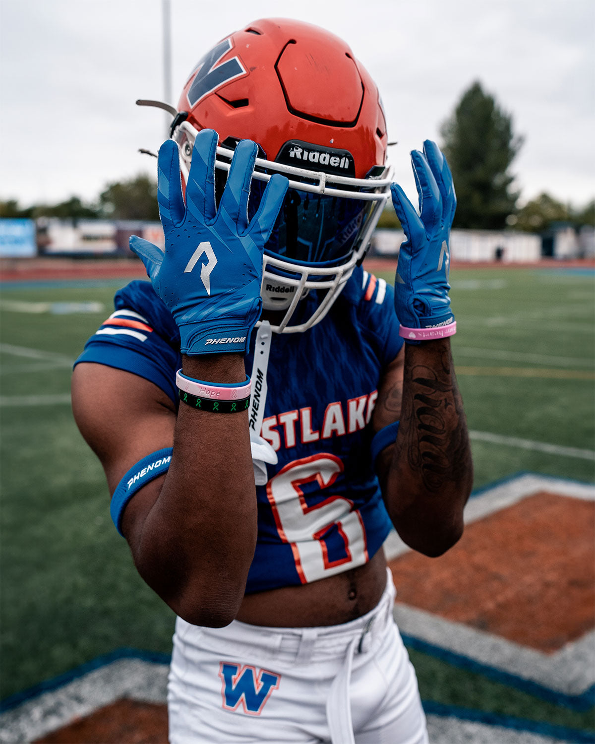 Phenom Elite VPS5 Adult Football Gloves - Team Colors - Pro Game Sports