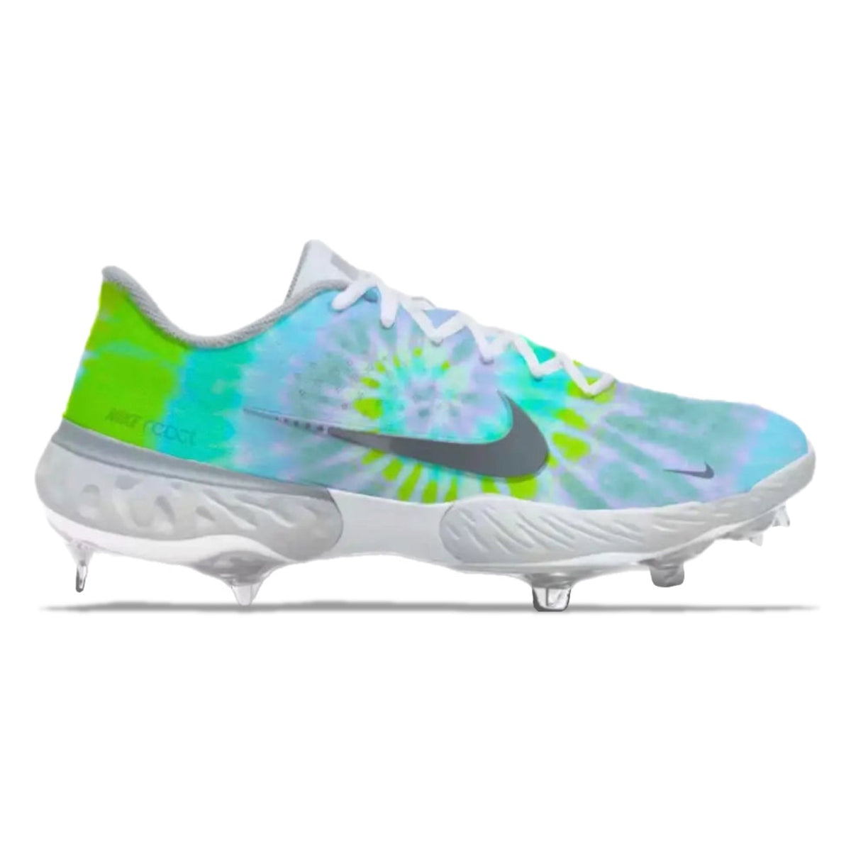"Aqua Tie-Dye" Nike Alpha Huarache Elite 3 Low Cleats