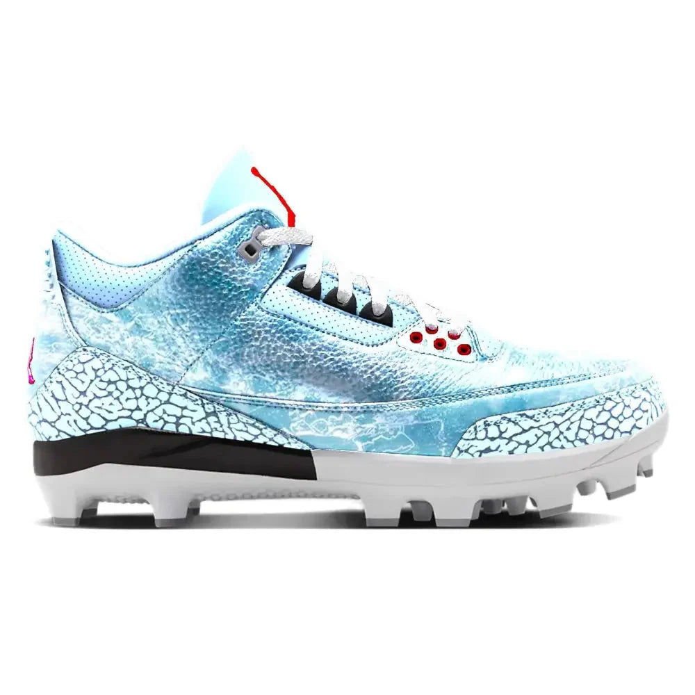 "Arctic Elephant" Jordan 3 Retro MCS Cleats