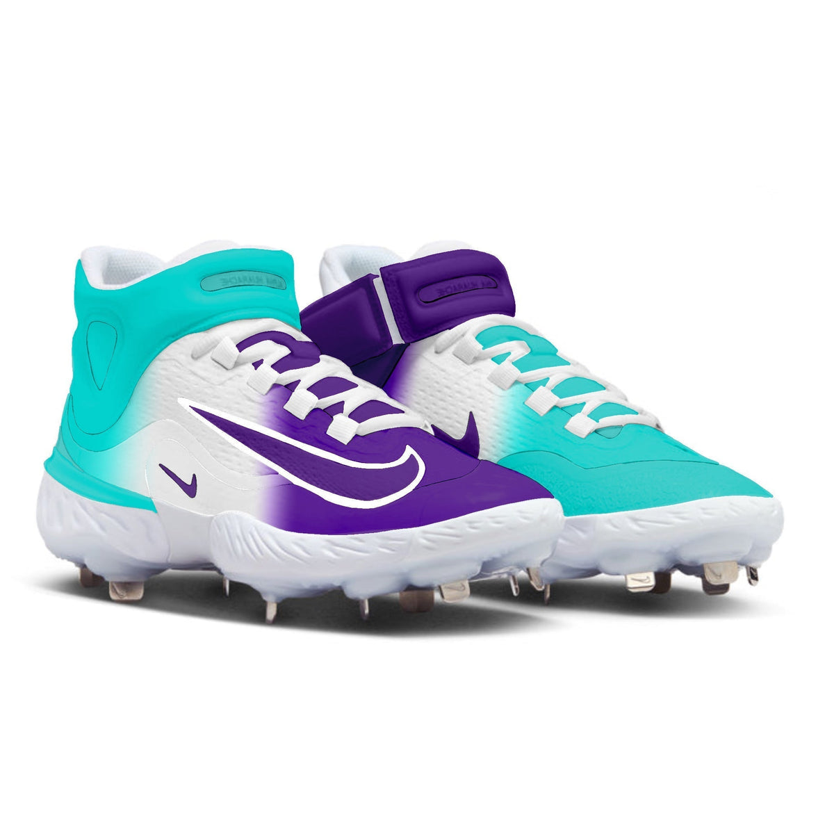"Arizona Fade" Nike Alpha Huarache Elite 4 Mid Cleats