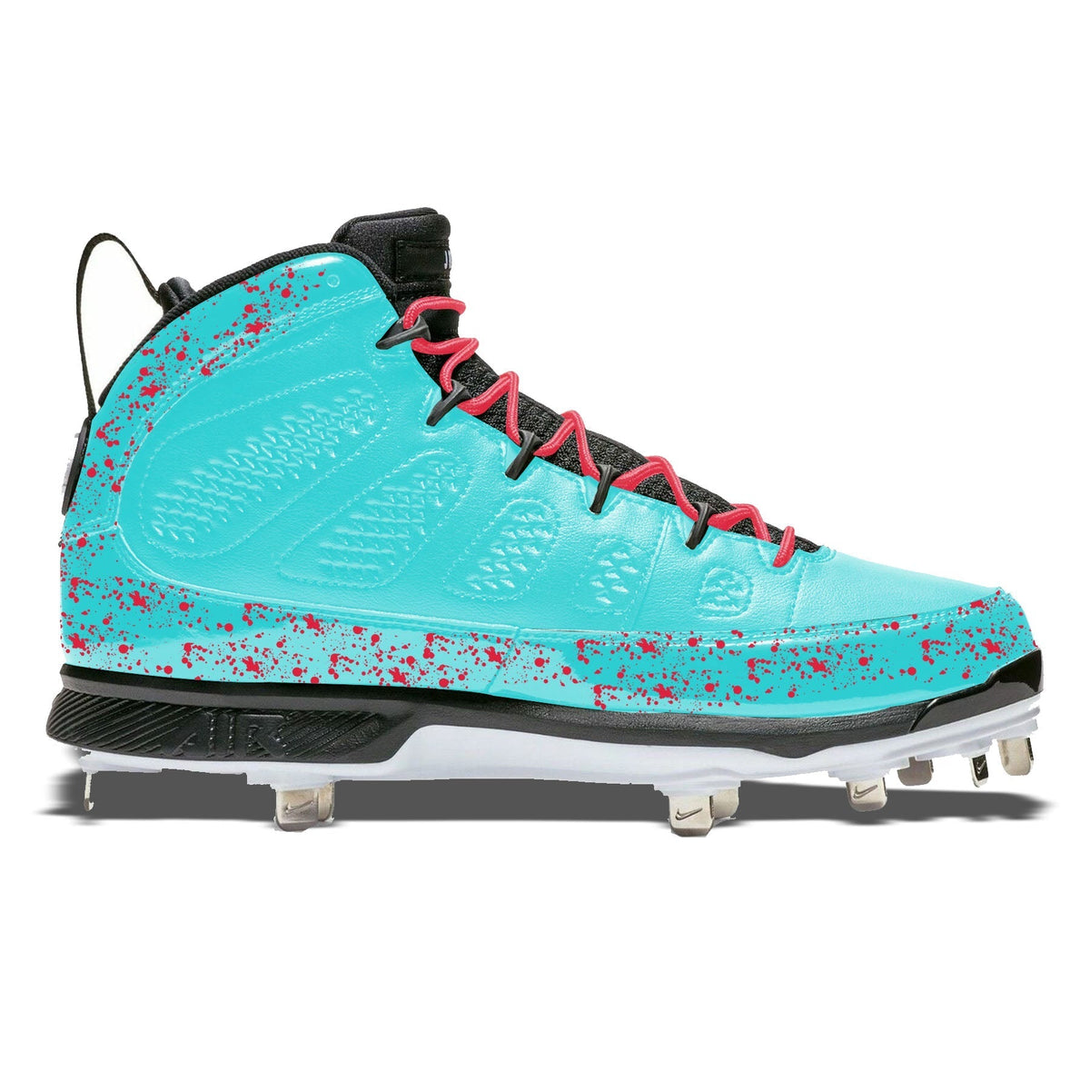 "Arizona Splatter" Jordan 9 Retro Cleats