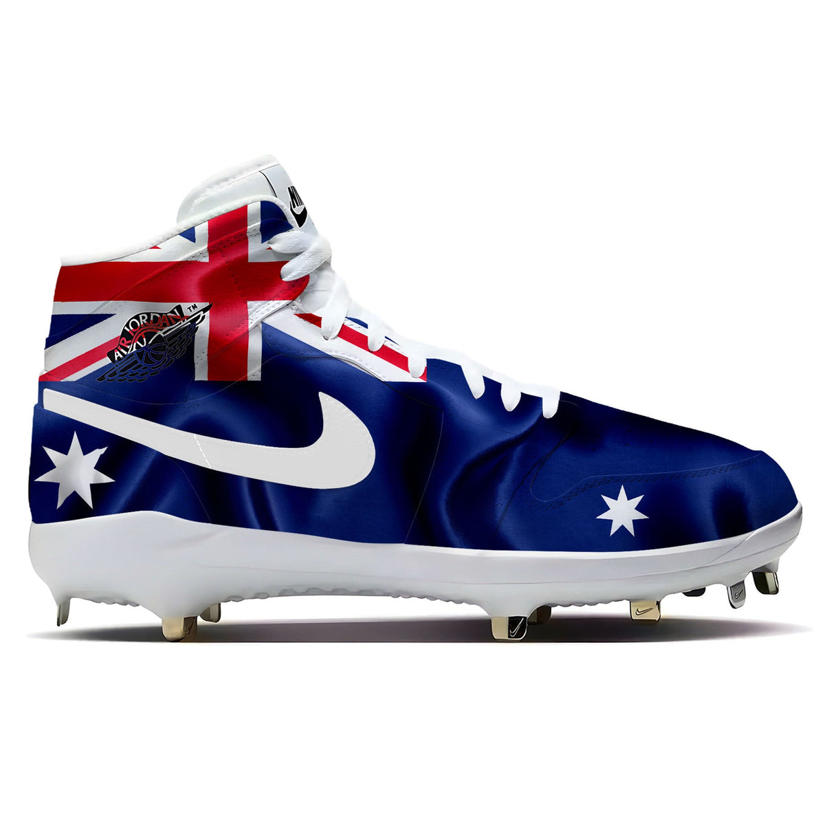 "Australia Waving Flag" Jordan 1 Retro Cleats