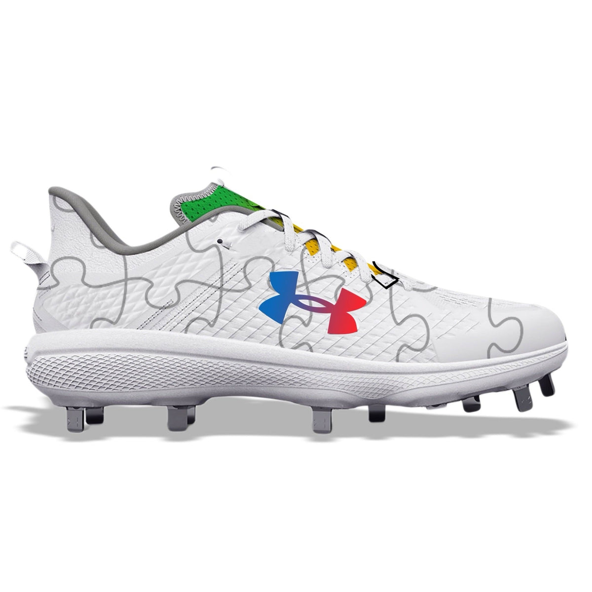 "Autism Awareness" Under Armour Yard Low MT Cleats
