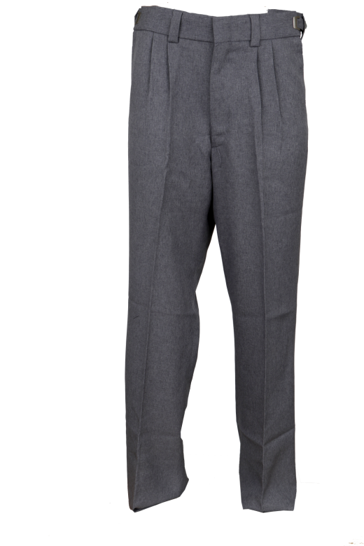 Honig's Heather Grey Pleated Combo Pant With Adjustizer Buckle Slider **ALL SALES FINAL**