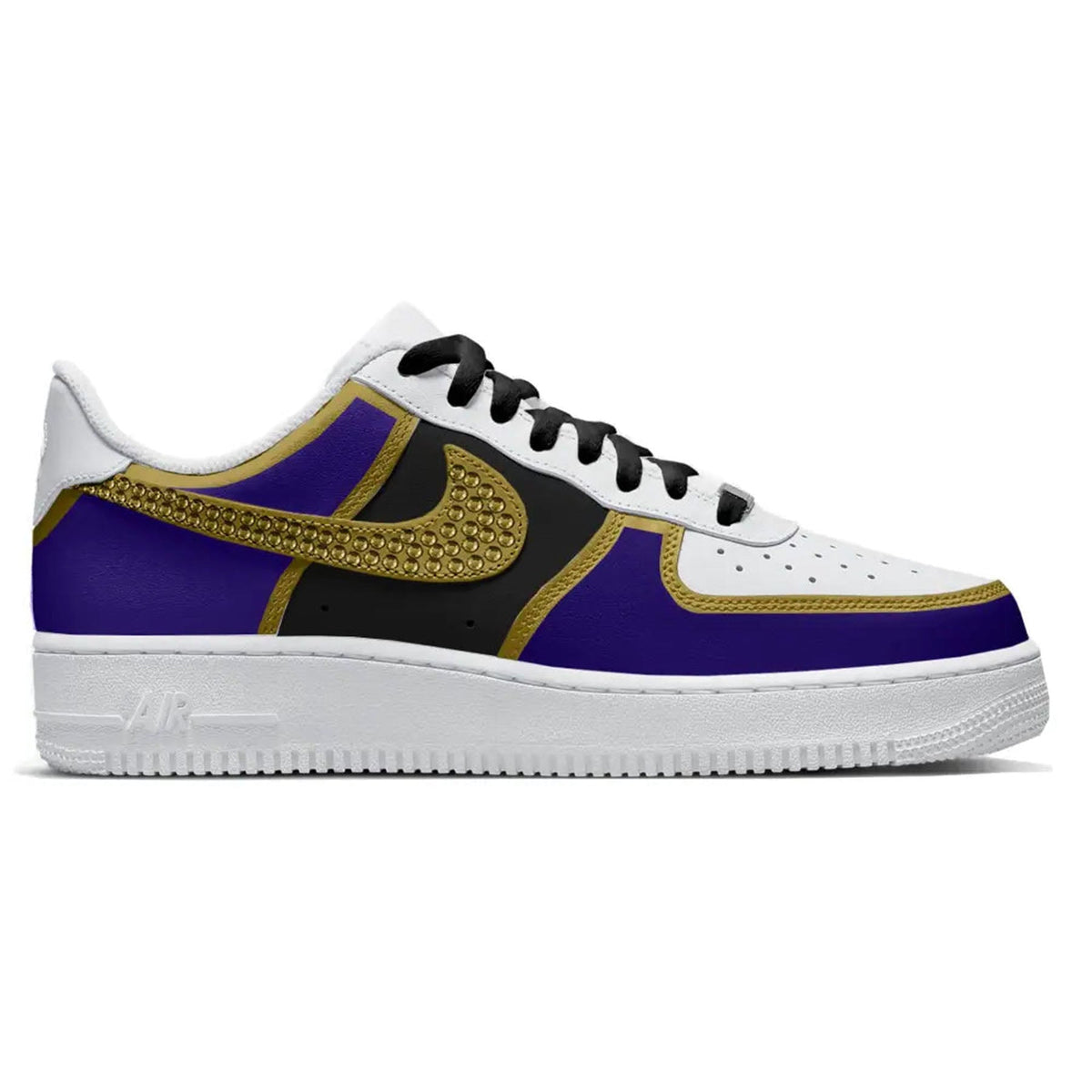 "Baltimore Crystals" Nike Air Force 1 Low Shoes