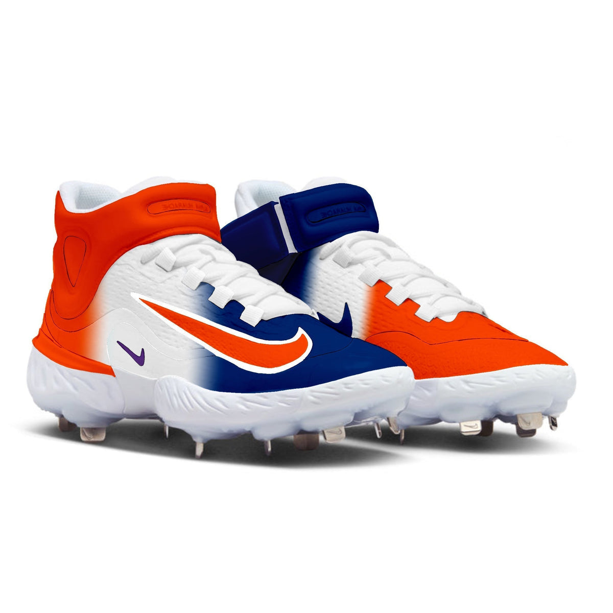 "Big Apple Fade" Nike Alpha Huarache Elite 4 Mid Cleats
