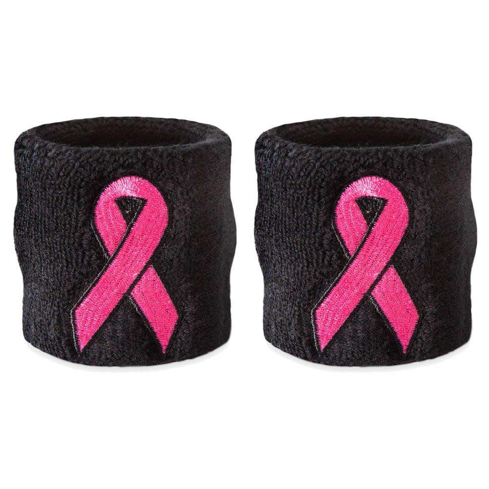 Pink Ribbon Wristband Pair - Pro Game Sports