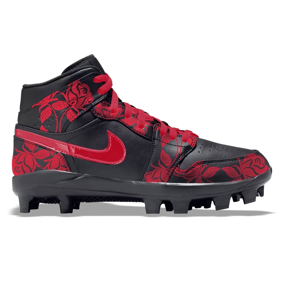 "Black Rose" Jordan 1 Retro MCS Cleats