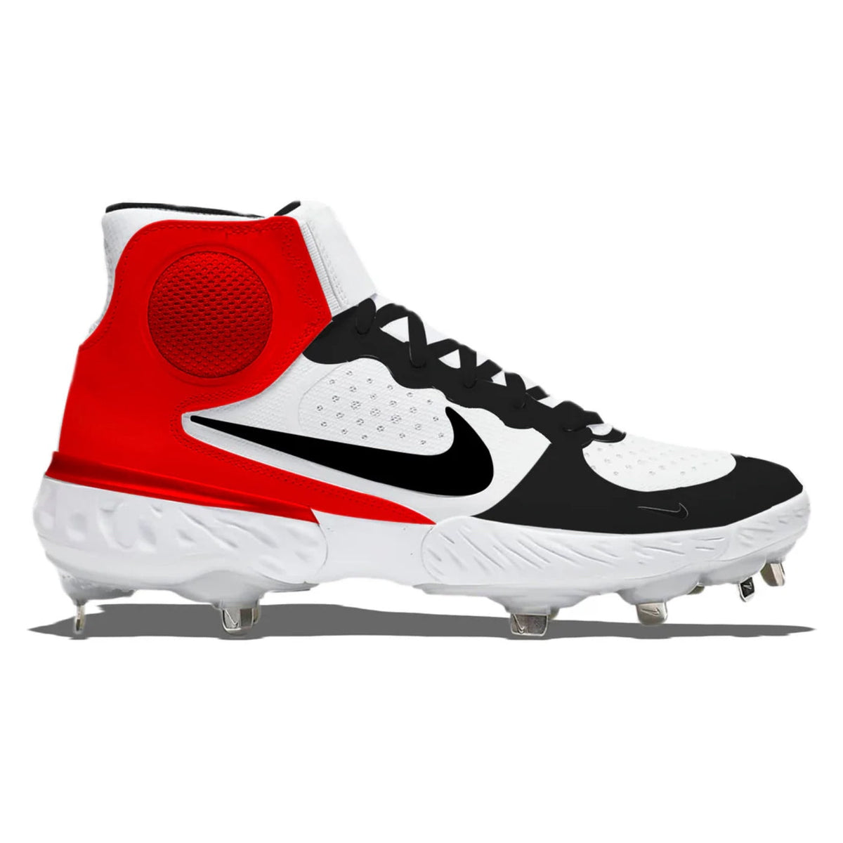 "Black Toe" Nike Alpha Huarache Elite 3 Mid Cleats
