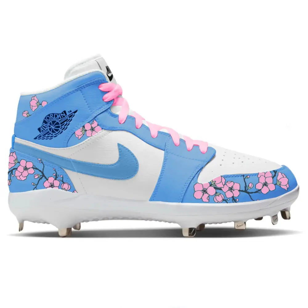"Blossoms" Jordan 1 Retro Cleats