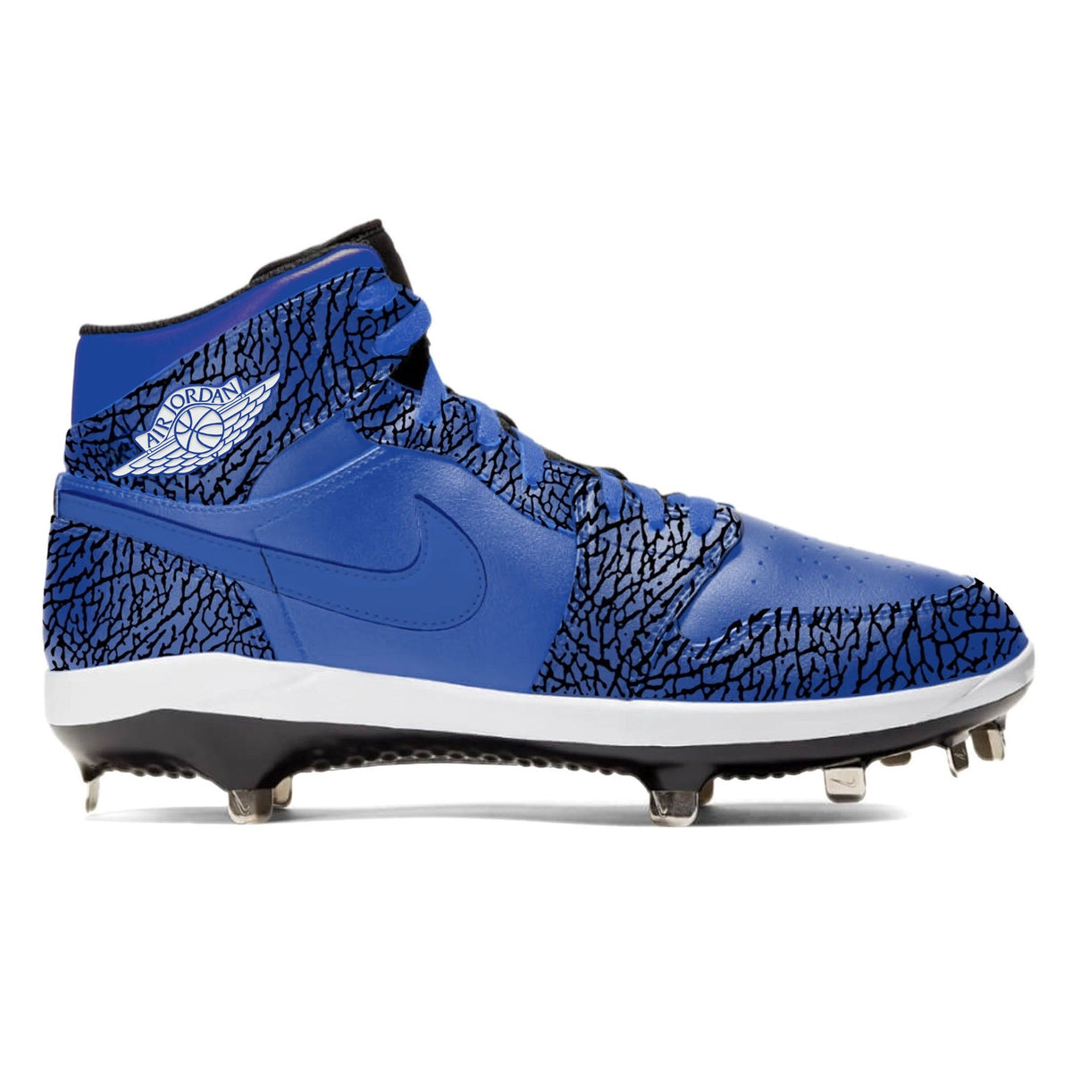 "Blue Elephant" Jordan 1 Retro Cleats