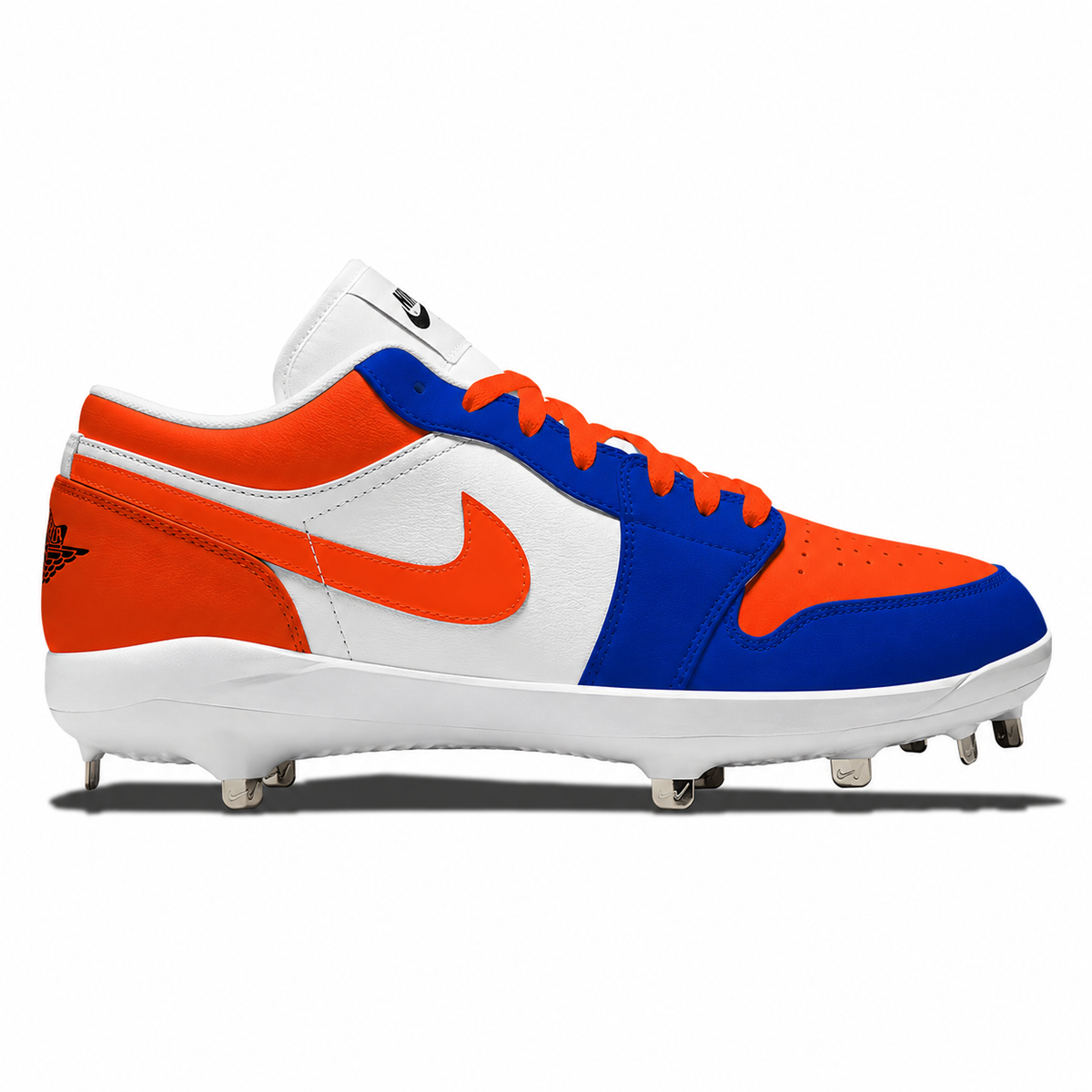 "Blue & Orange" Jordan 1 Retro Cleats