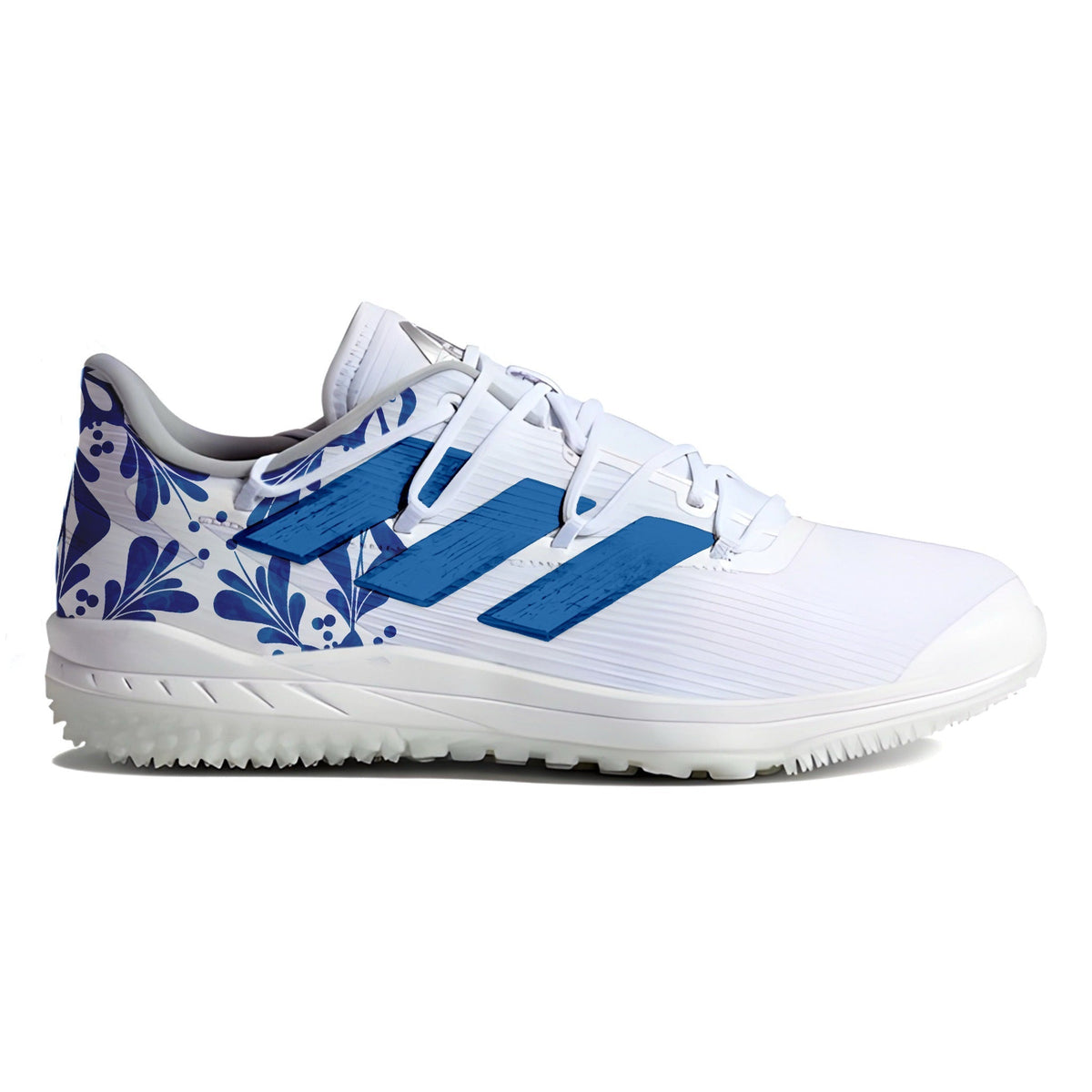 "Blue Porcelain" Adidas Adizero Afterburner 8 Turf Shoes