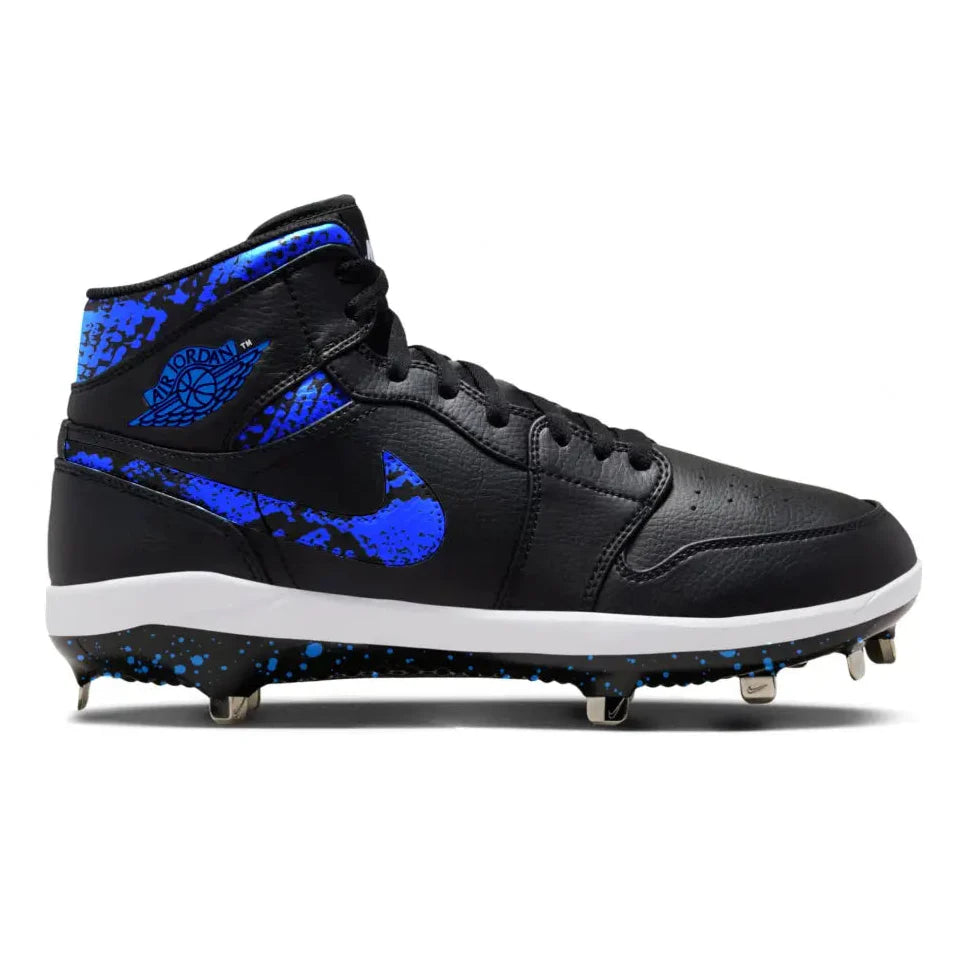 "Blue Python" Jordan 1 Retro Cleats