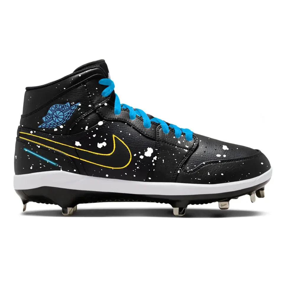 "Blue Saber" Jordan 1 Retro Cleats