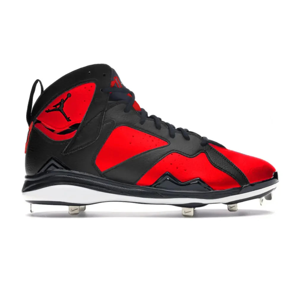 "Bred" Jordan 7 Retro Cleats