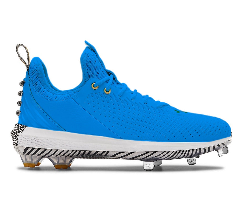 "Bright Blue" Under Armour Harper 5 Cleats