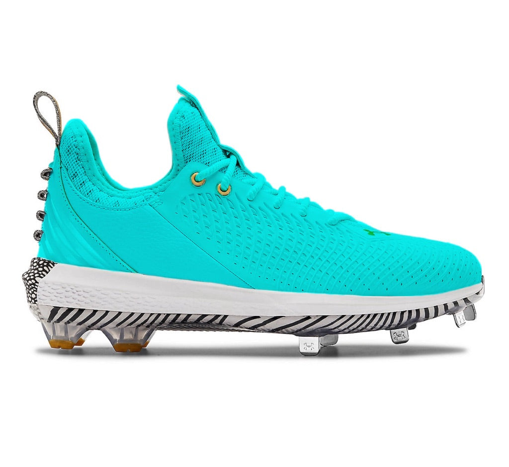 "Bright Teal" Under Armour Harper 5 Cleats