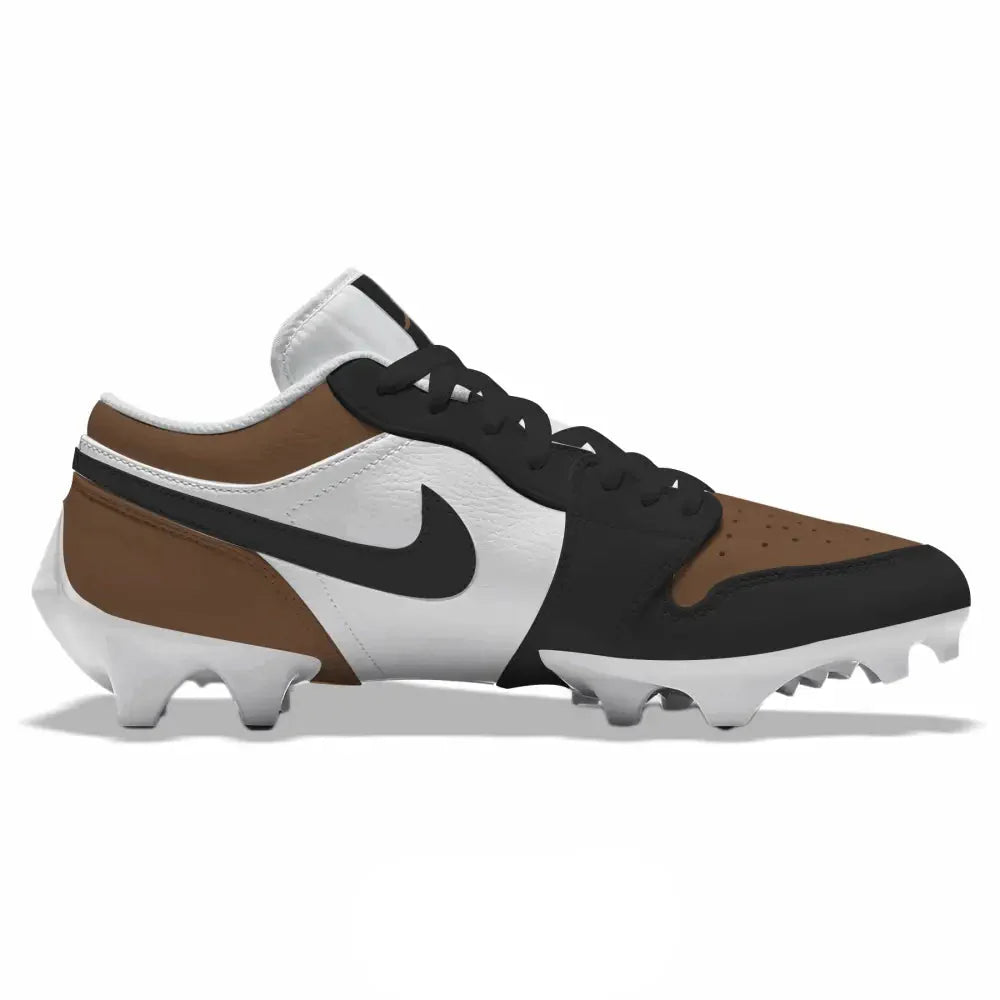 "Brown Toe” Jordan 1 Vapor Edge Low Cleats