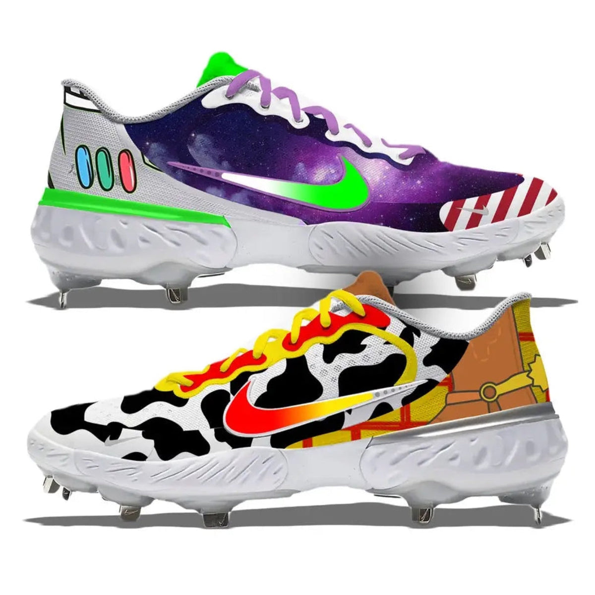 "Buzz & Woody" Nike Alpha Huarache Elite 3 Low Cleats