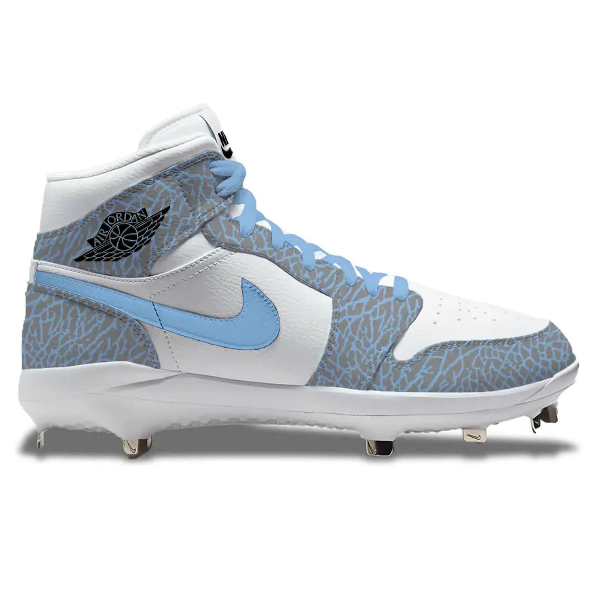 "Carolina Elephant" Jordan 1 Retro Cleats