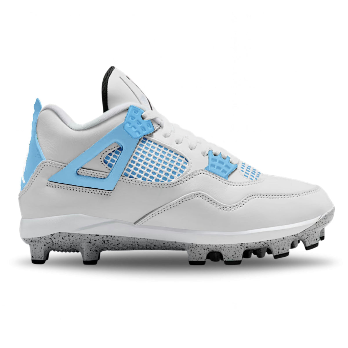 "Carolina" Jordan 4 Retro MCS Cleats
