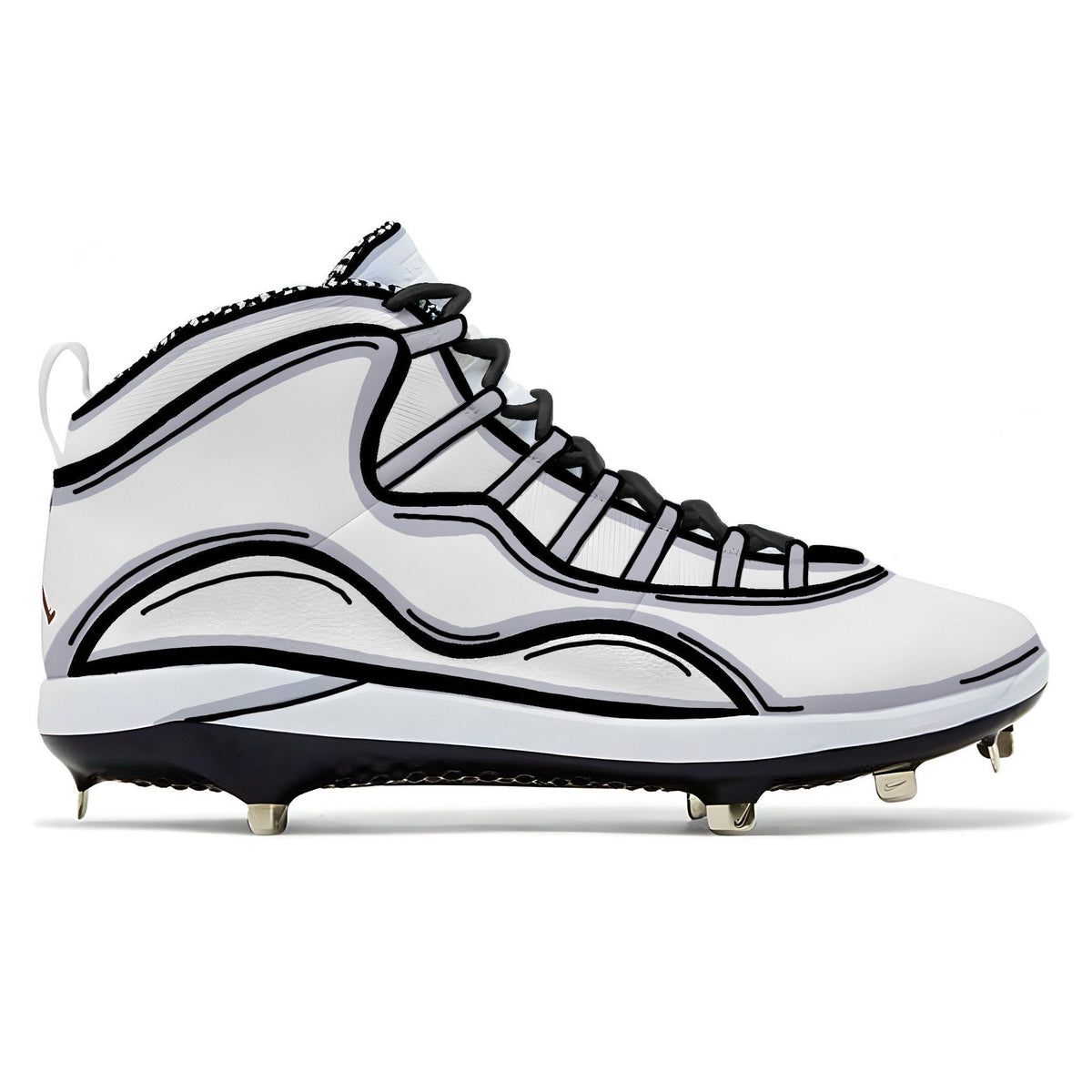 "Cartoon” Jordan 10 Retro Cleats