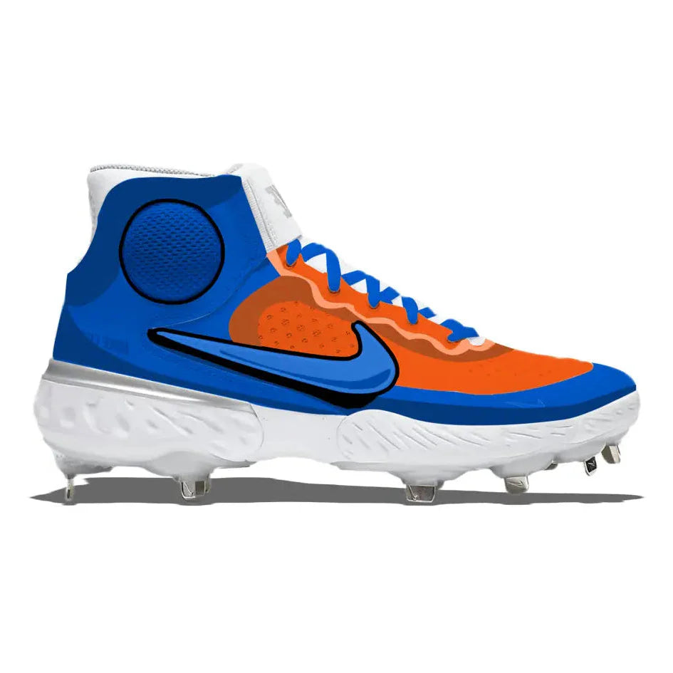 "Queens Cartoon" Nike Alpha Huarache Elite 3 Mid Cleats