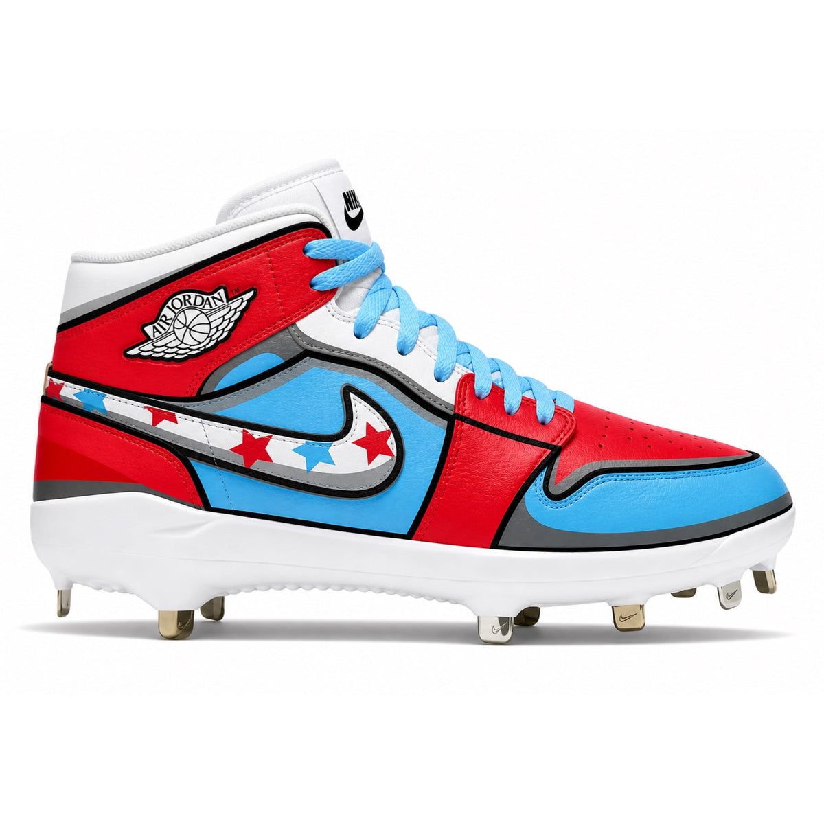 "Cartoon Stars" Jordan 1 Retro Cleats