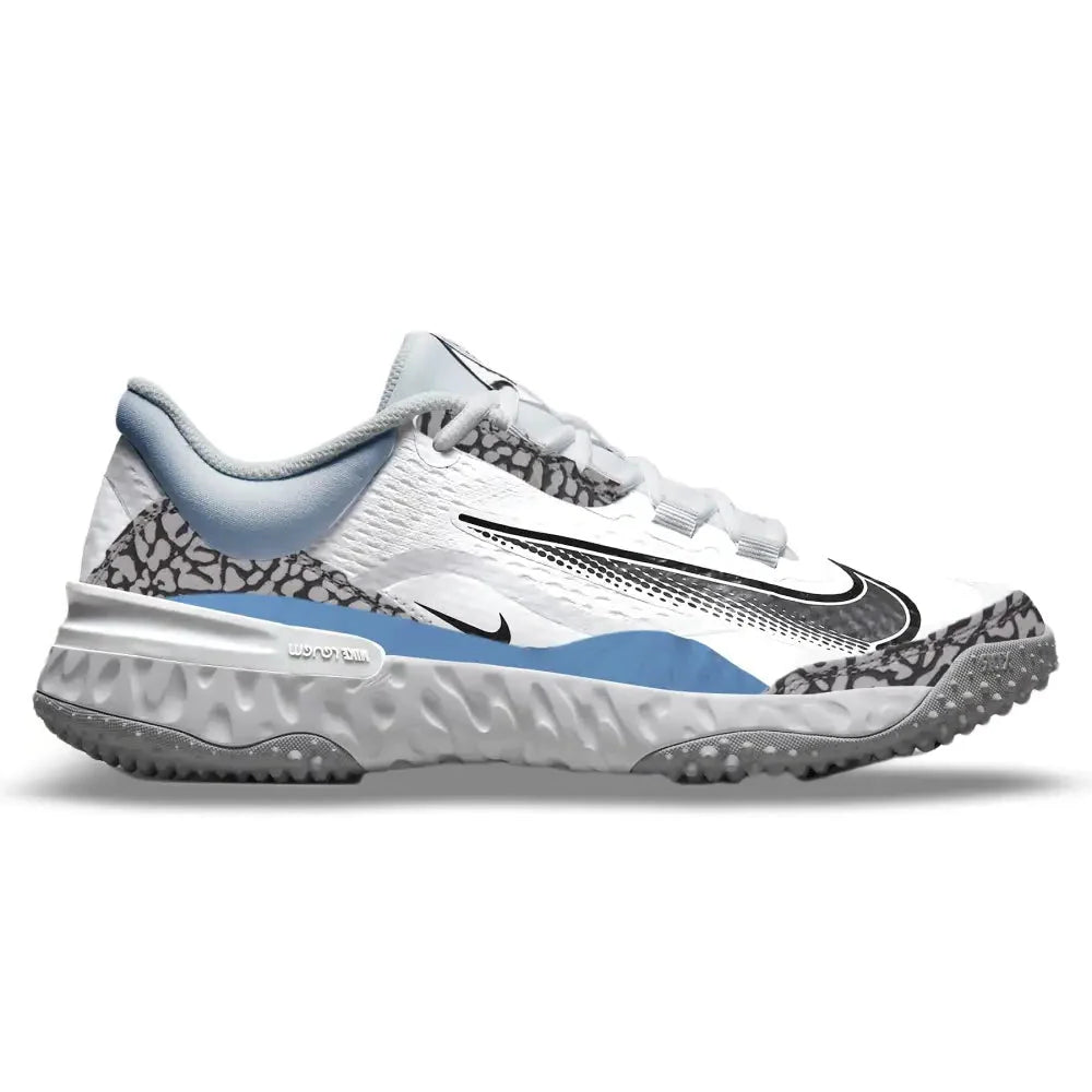 "Carolina Blue Cement" Nike Alpha Huarache Elite 4 Turfs