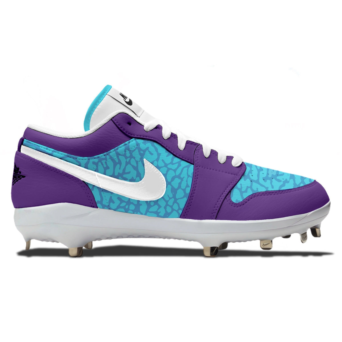 "Charlotte" Jordan 1 Retro Cleats