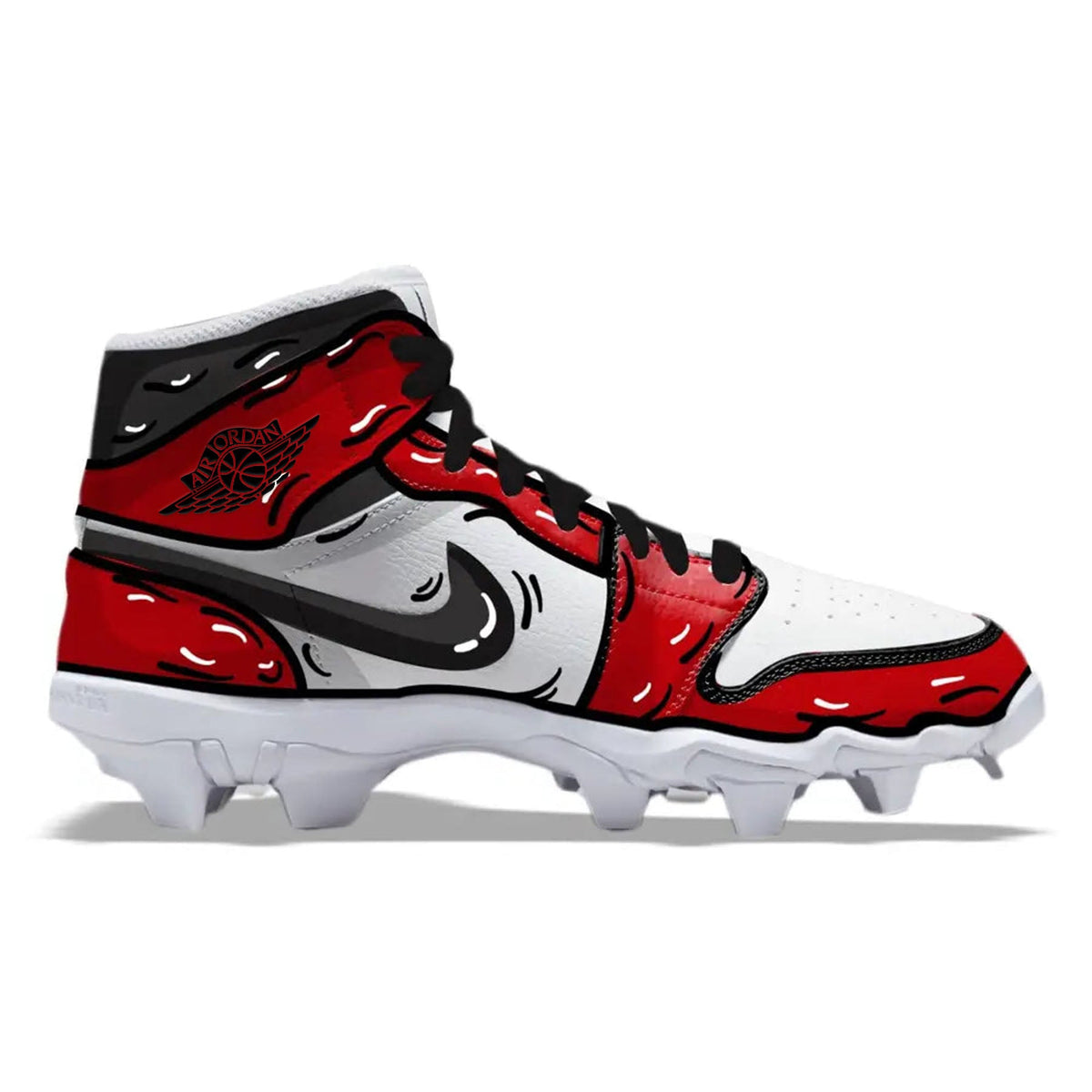 "Chicago Cartoon" Jordan 1 Kids' Multisport Cleats