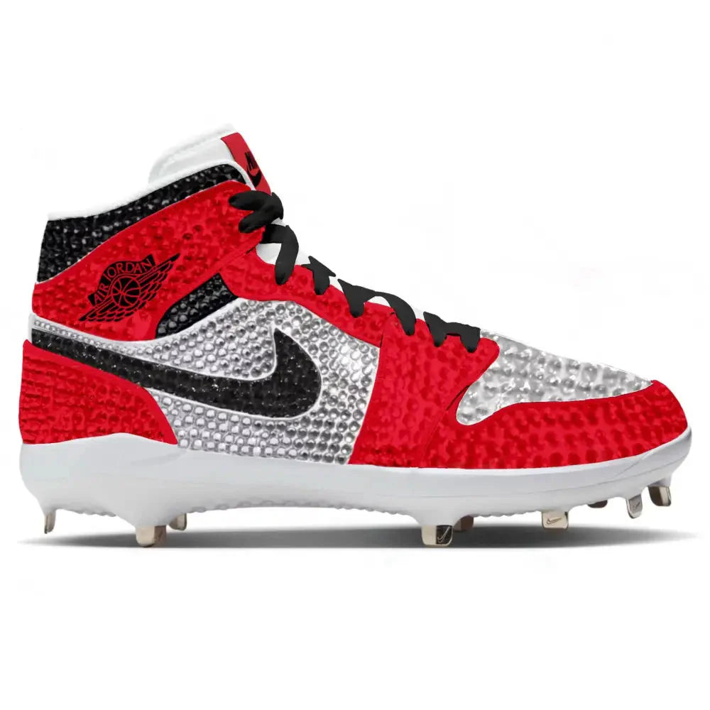"Chicago Crystals" Jordan 1 Retro Cleats