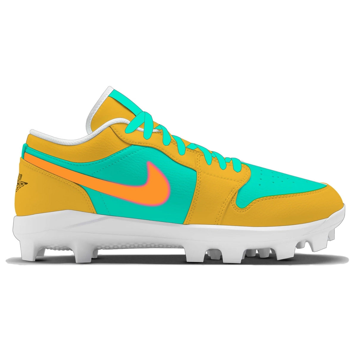"Citrus Splash" Jordan 1 Retro Cleats