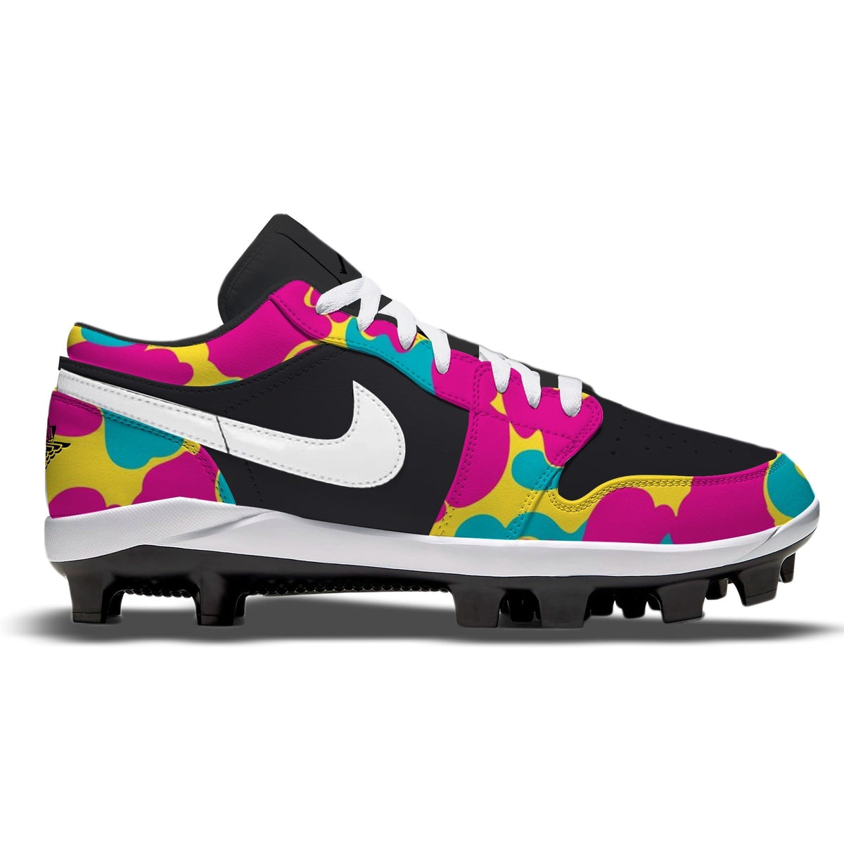 "Confetti Army Camo" Jordan 1 Retro Cleats