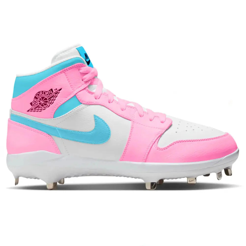 "Cotton Candy" Jordan 1 Retro Cleats