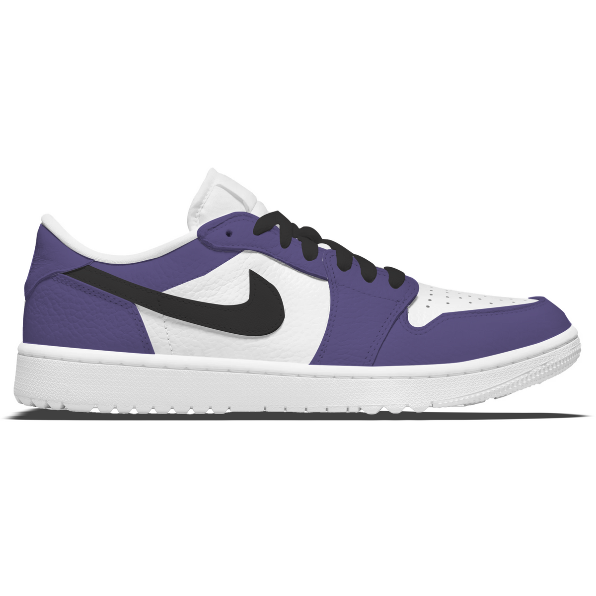 "Court Purple" Jordan 1 Golf Shoes