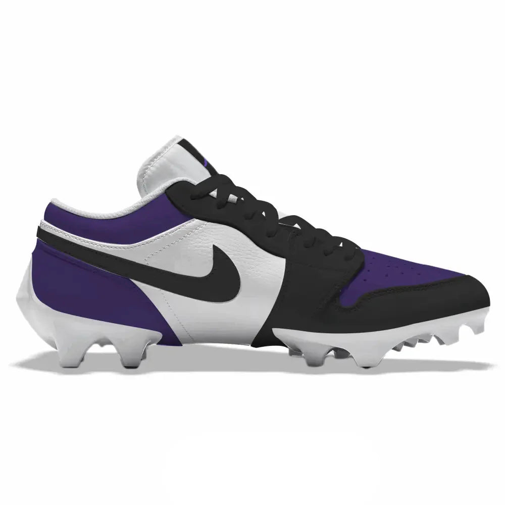 "Court Purple” Jordan 1 Vapor Edge Low Cleats