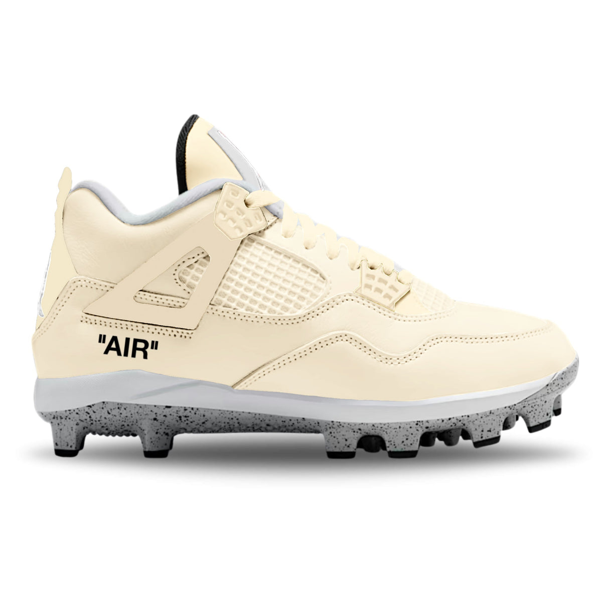 "Cream OW" Jordan 4 Retro MCS Cleats