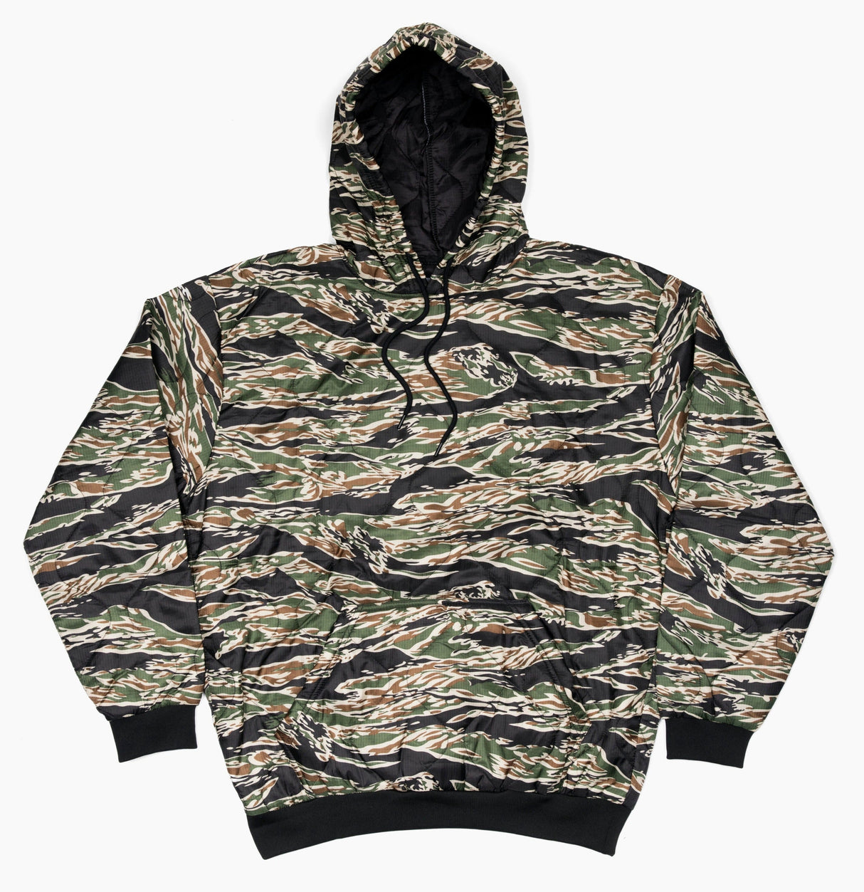 Camouflage hoodie on a white background