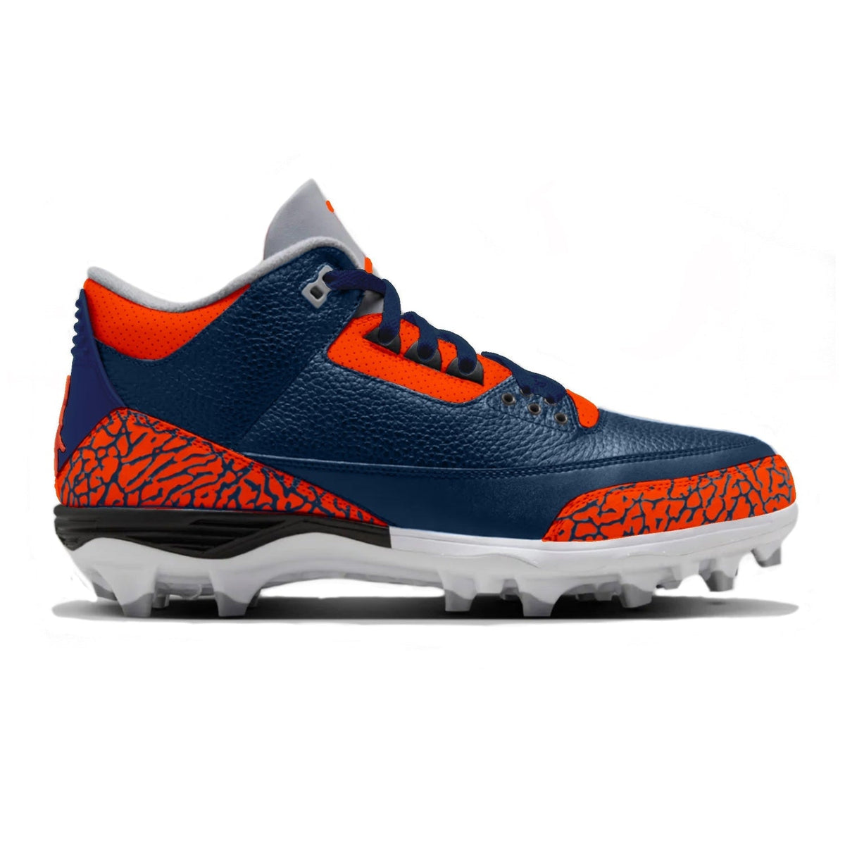 "Denver" Jordan 3 Mid TD Cleats