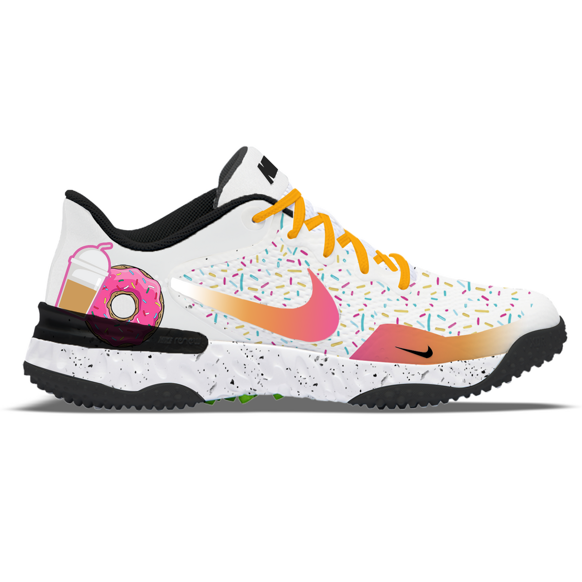 "Donuts & Coffee" Nike Alpha Huarache Elite 3 Turfs