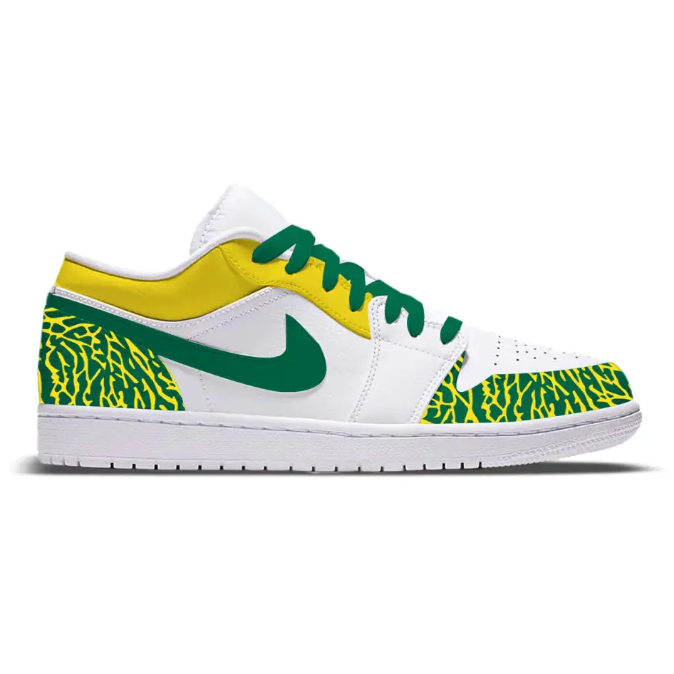 "Ducks" Jordan 1 Low Shoes