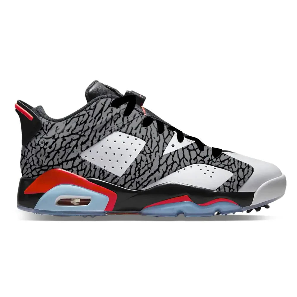 "Elephant" Jordan Retro 6 Golf Shoes