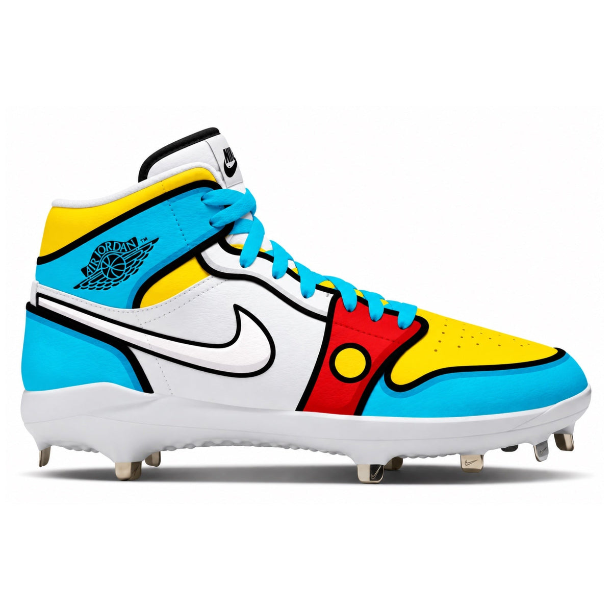 "Evil Genius" Jordan 1 Retro Cleats