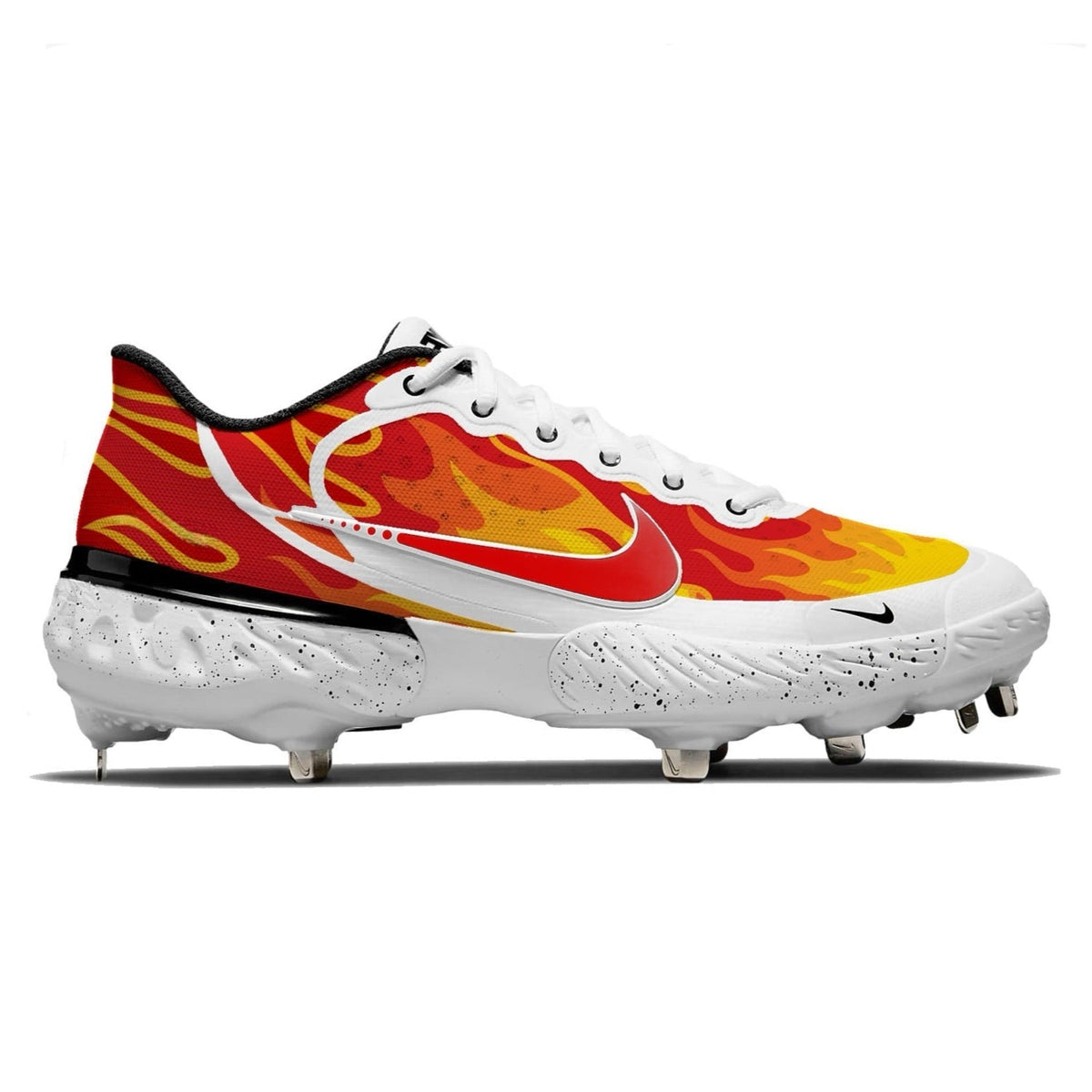 "Flames" Nike Alpha Huarache Elite 3 Low Cleats