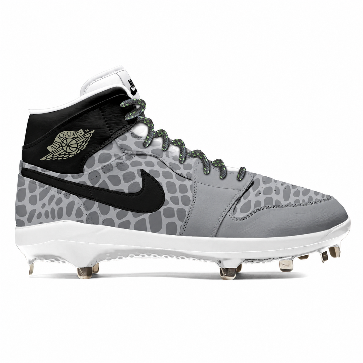"Ghost Viper" Jordan 1 Retro Cleats